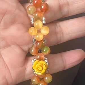 Chalcedoney bracelet handmade